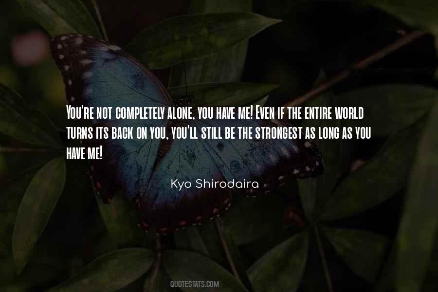 Completely Alone Quotes #954475
