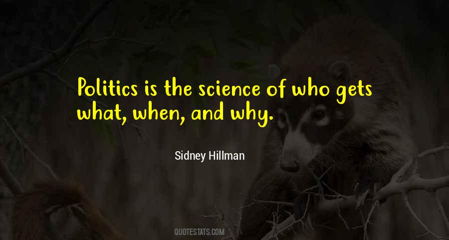 Science Politics Quotes #406307
