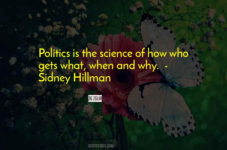 Science Politics Quotes #468517