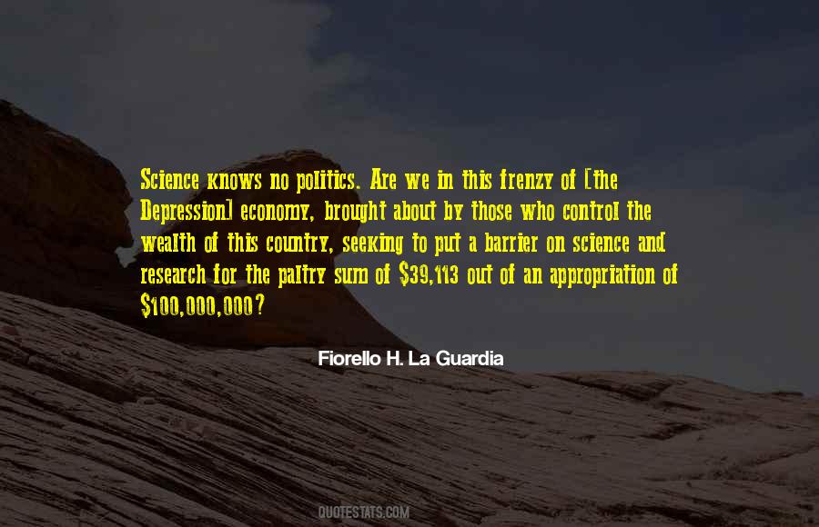 Science Politics Quotes #540117