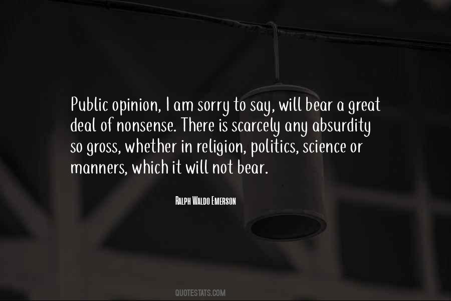 Science Politics Quotes #713534