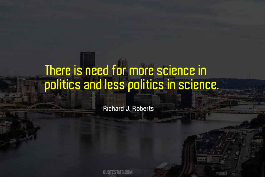 Science Politics Quotes #757623