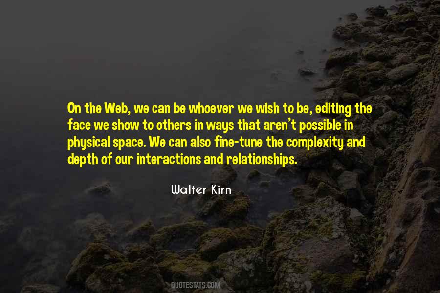 Complexity Of Relationships Quotes #154063