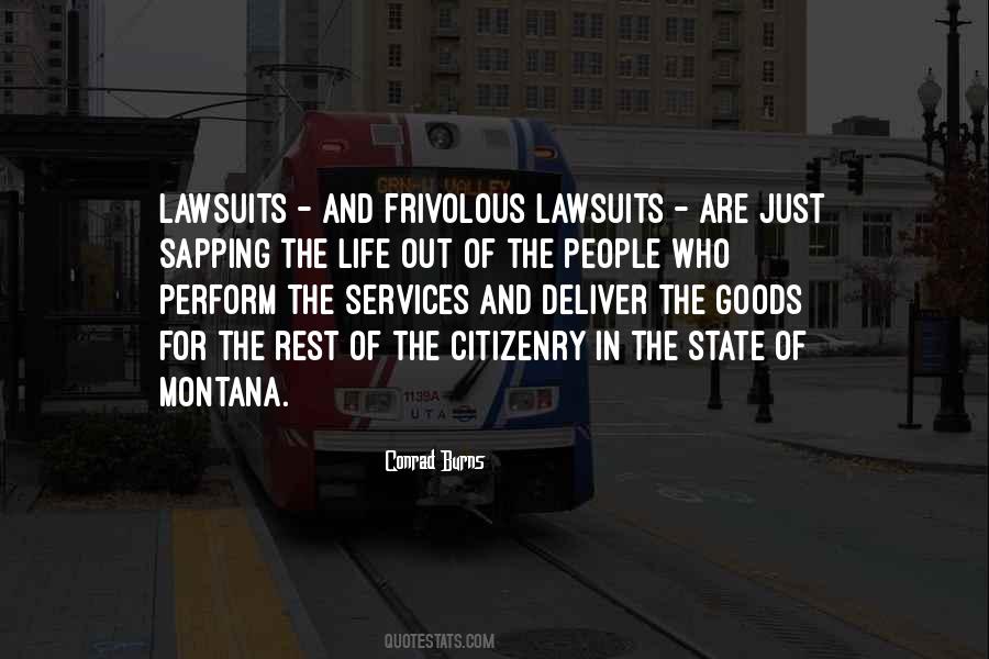 Quotes About Lawsuits #100161