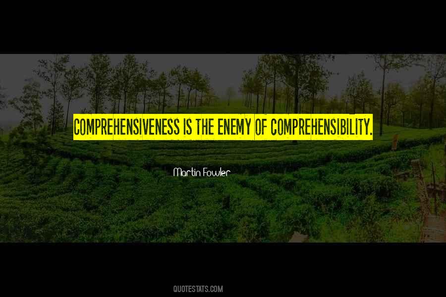 Comprehensiveness Quotes #1032839
