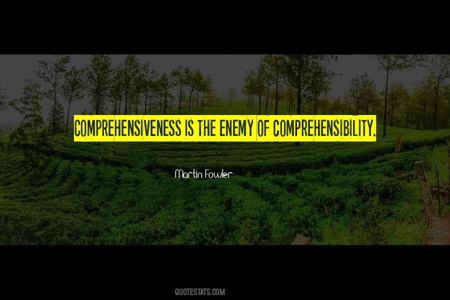 Comprehensiveness Quotes #1032839 Comprehensiveness Quotes #1032839