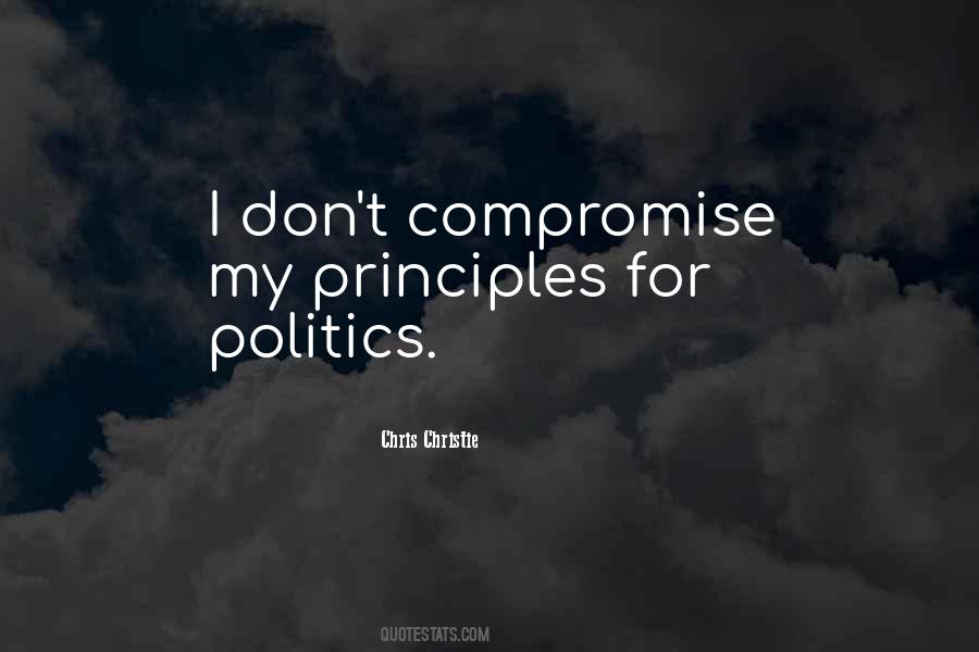 Compromise Principles Quotes #1441540