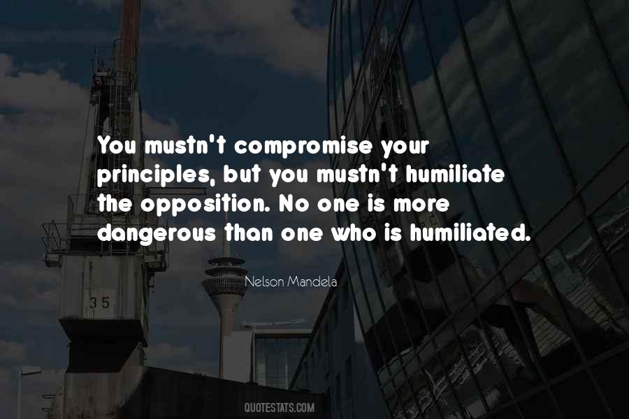 Compromise Principles Quotes #1872618