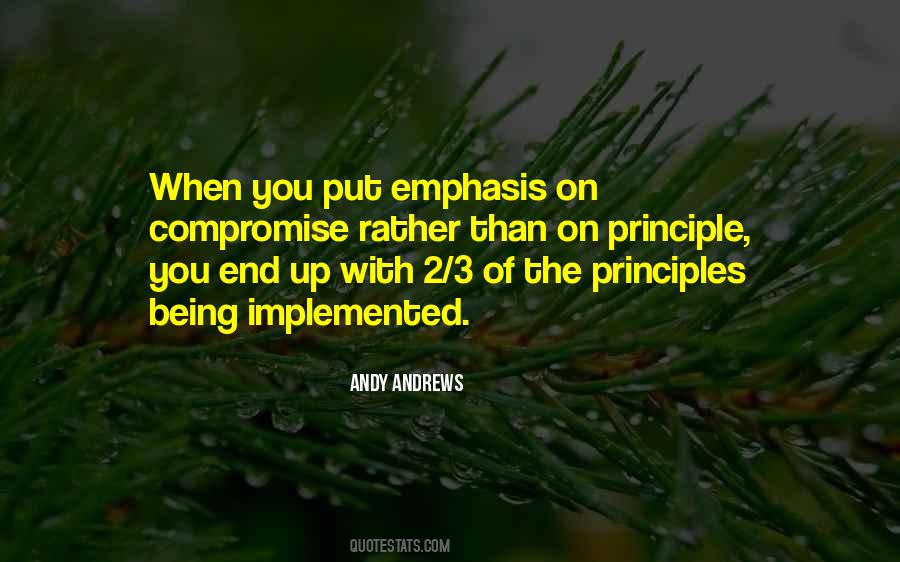 Compromise Principles Quotes #772167