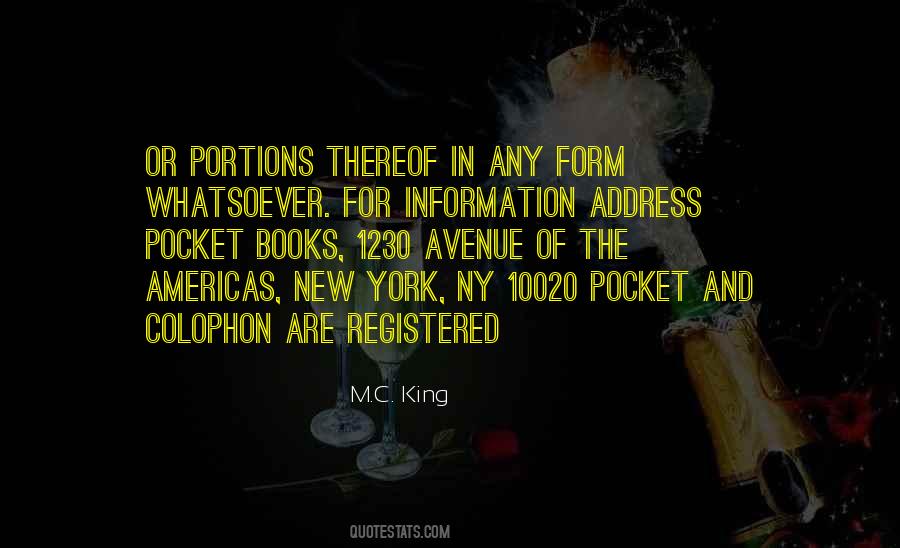 New York Address Quotes #1244866