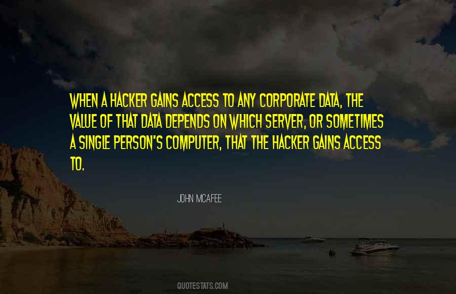 Computer Hacker Quotes #1289363