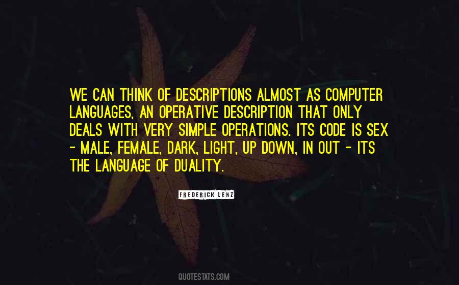Computer Languages Quotes #209340