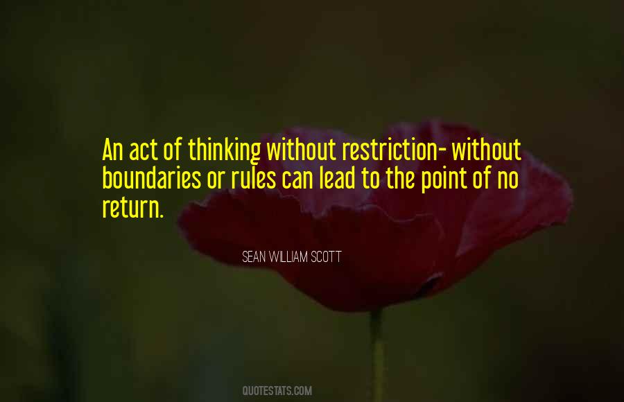 Quotes About The Point Of No Return #596049