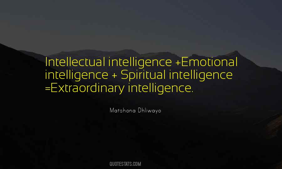 Spiritual Intelligence Quotes #817636