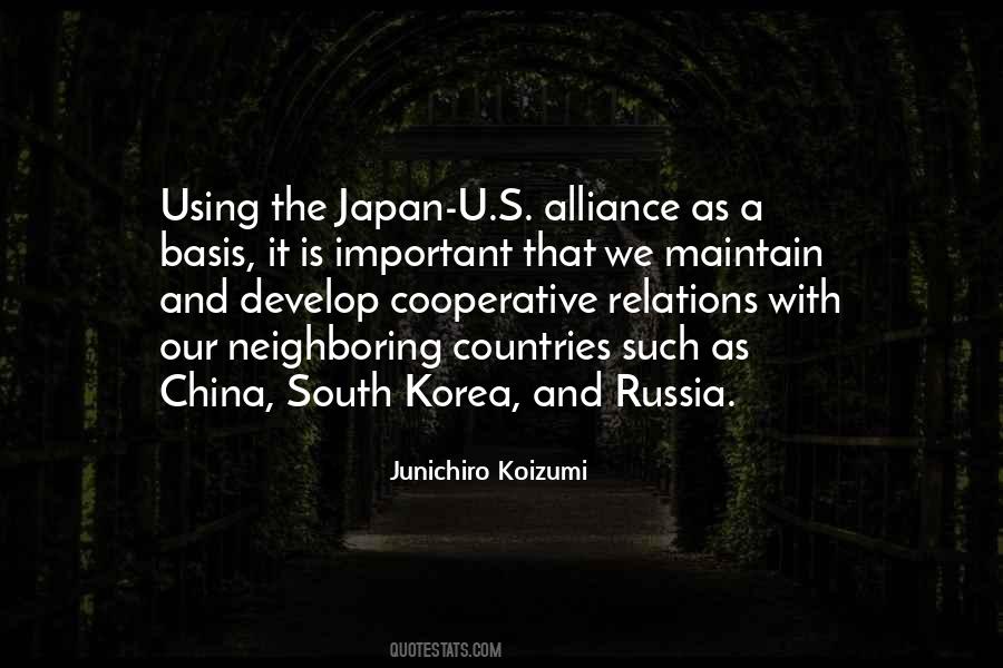 U S China Relations Quotes #114734