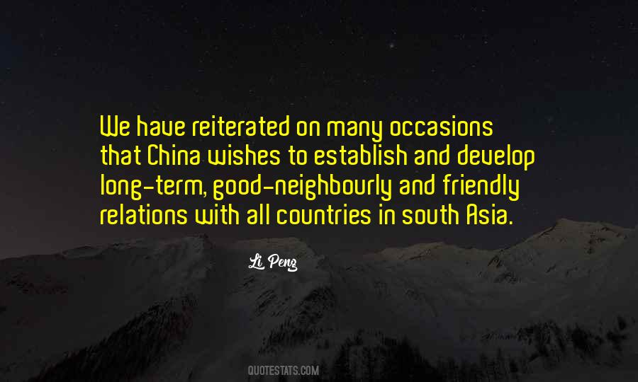 U S China Relations Quotes #1561211