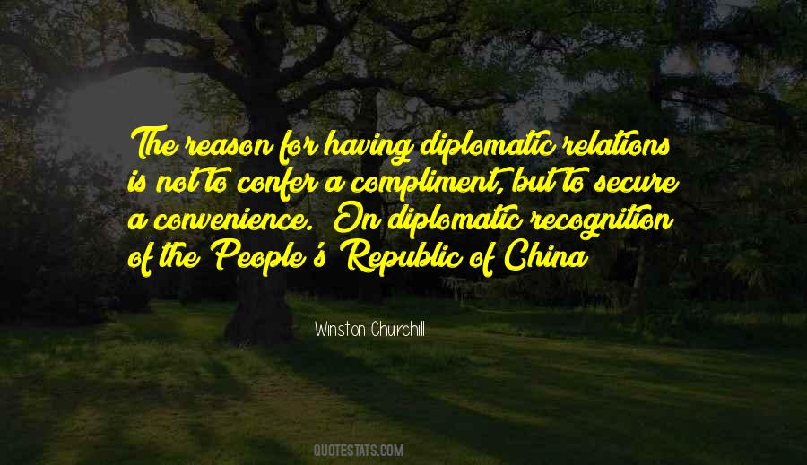 U S China Relations Quotes #1644547