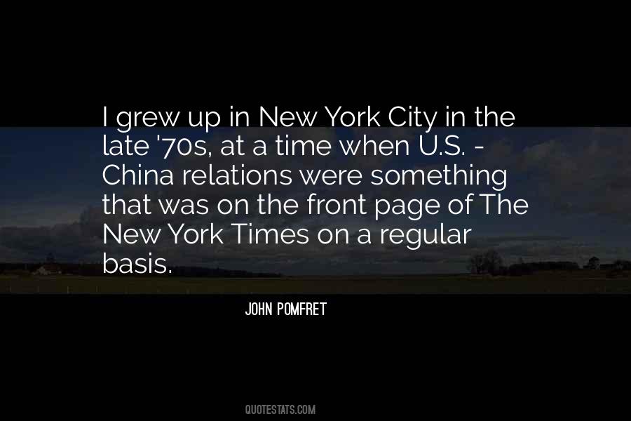 U S China Relations Quotes #1858310