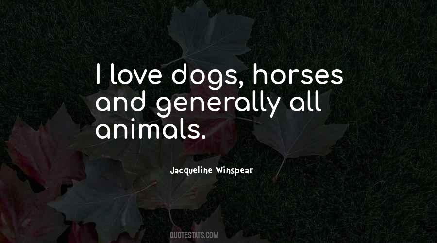Dogs And Love Quotes #378479