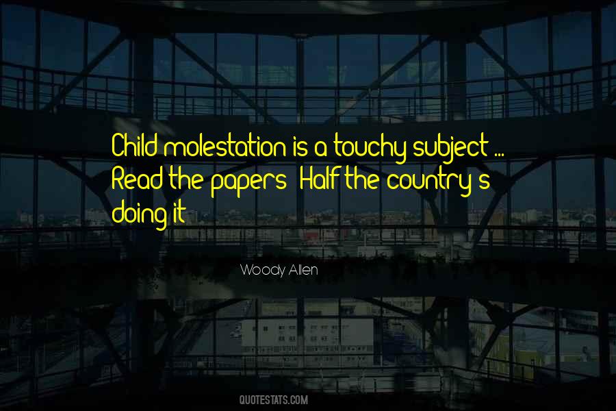 Child Molestation Quotes #1737389