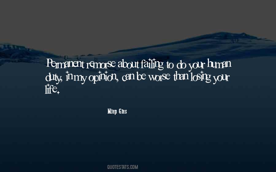 Losing Your Life Quotes #1650560
