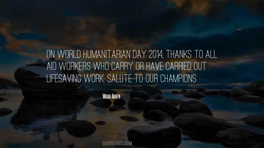 Non Humanitarian Aid Quotes #910923