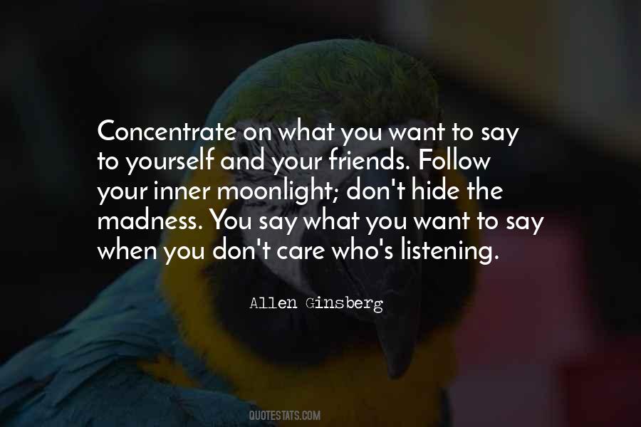 Concentrate On Yourself Quotes #1144093