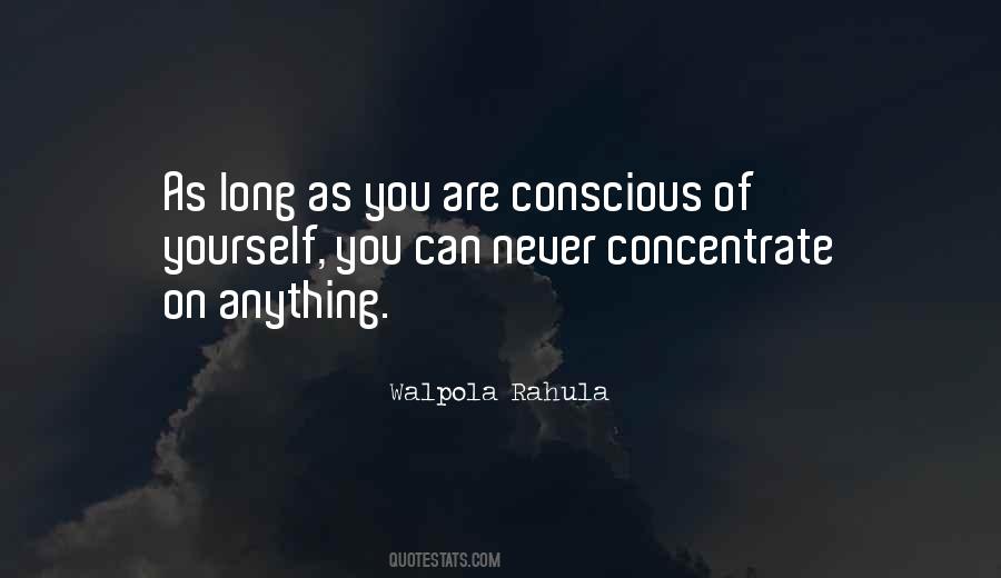 Concentrate On Yourself Quotes #1614395