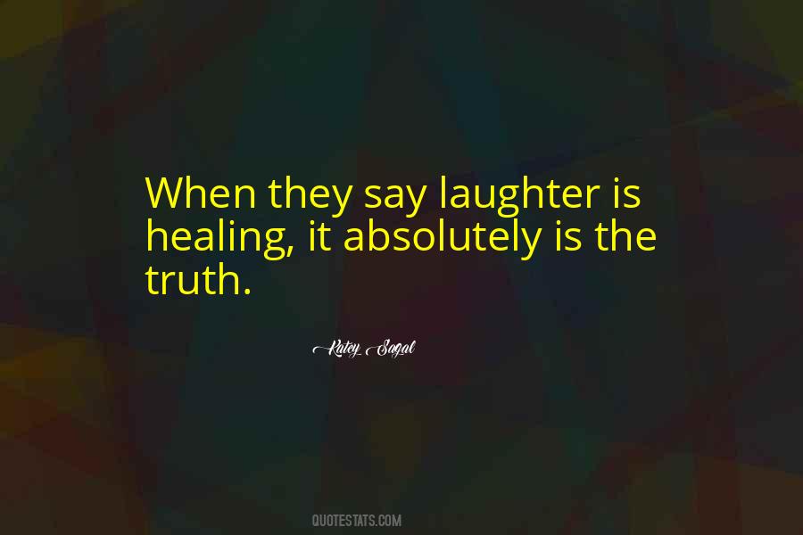 Quotes About Laughter Healing #674099