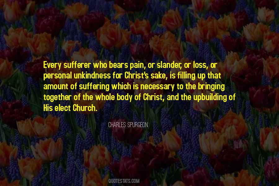 Loss Pain Suffering Quotes #82024