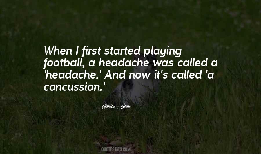 Concussion Quotes #358820