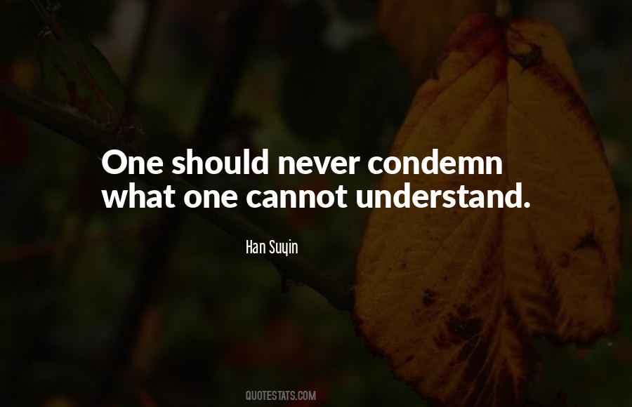 Condemn Quotes #1278815