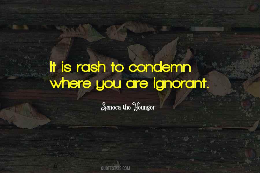 Condemn Quotes #171332