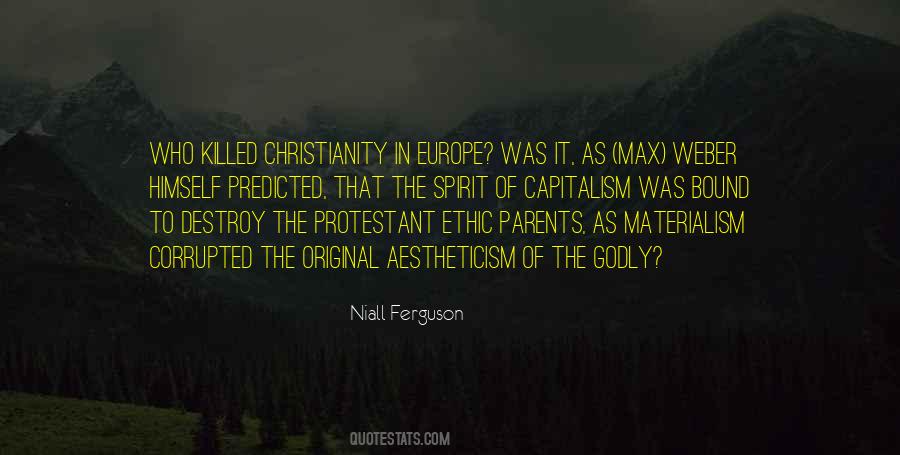 Protestant Ethic Spirit Capitalism Quotes #1531157