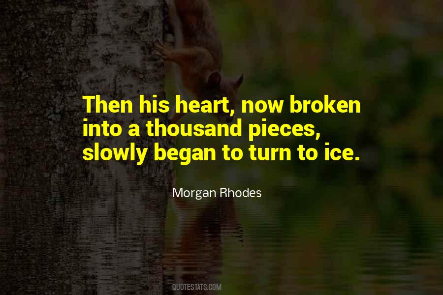 Broken Heart Broken Quotes #14526