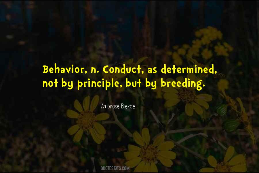 Conduct Quotes #1854037