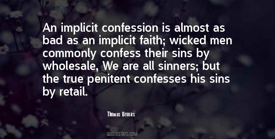 Confess Our Sins Quotes #1520576