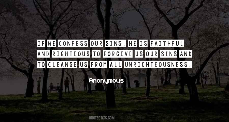 Confess Our Sins Quotes #1845000