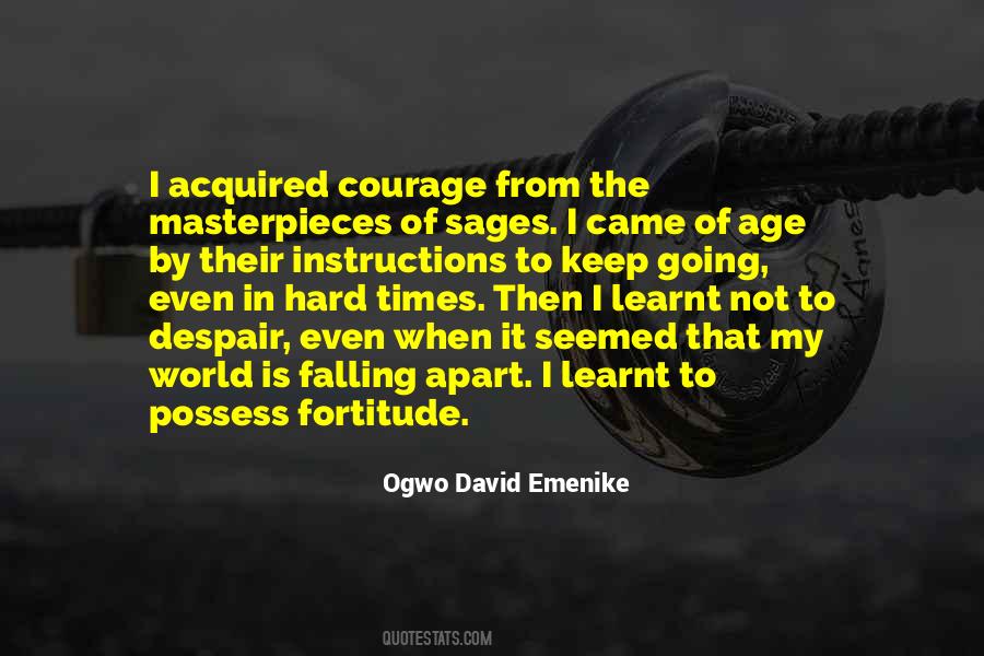 Ogwo David Quotes #1480482