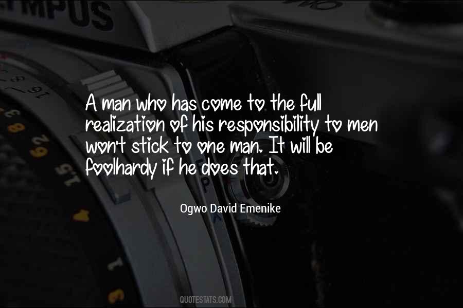 Ogwo David Quotes #1510239