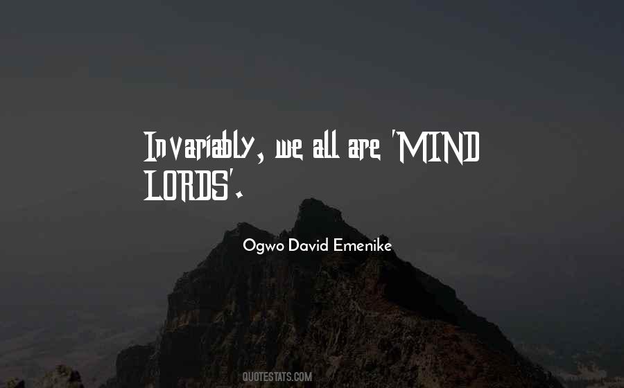 Ogwo David Quotes #755071