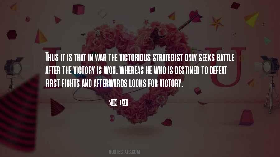 War Victory Quotes #386336