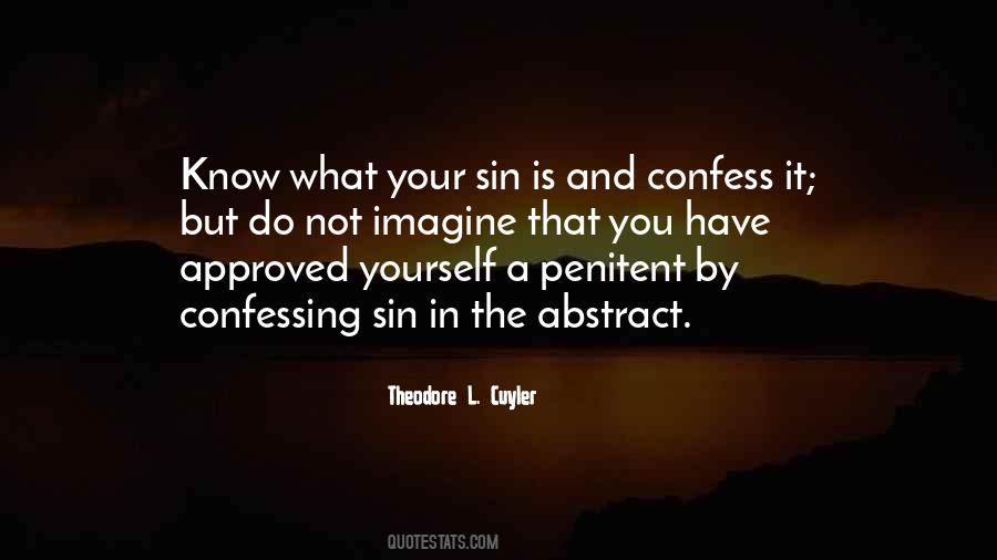 Confessing Sin Quotes #1851459