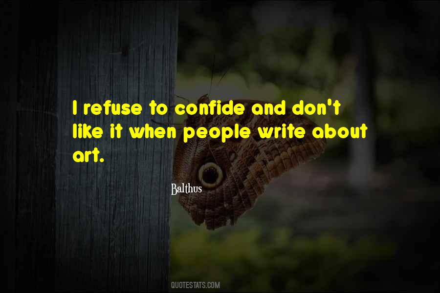 Confide Quotes #901888