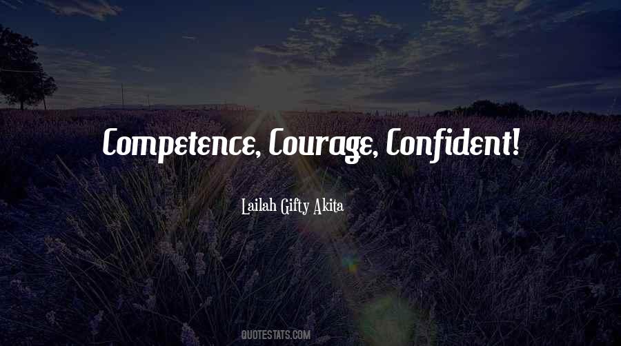 Confidence And Competence Quotes #78924