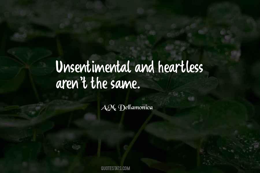 Unsentimental Things Quotes #615073