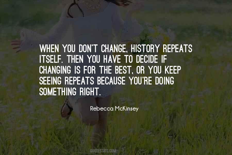 Change History Quotes #707942