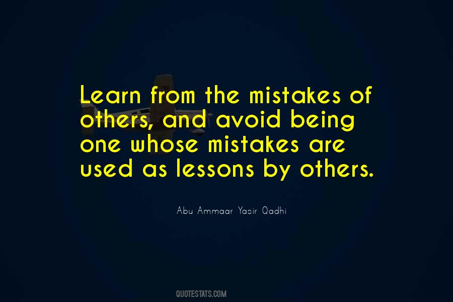 Lessons From Mistakes Quotes #793845