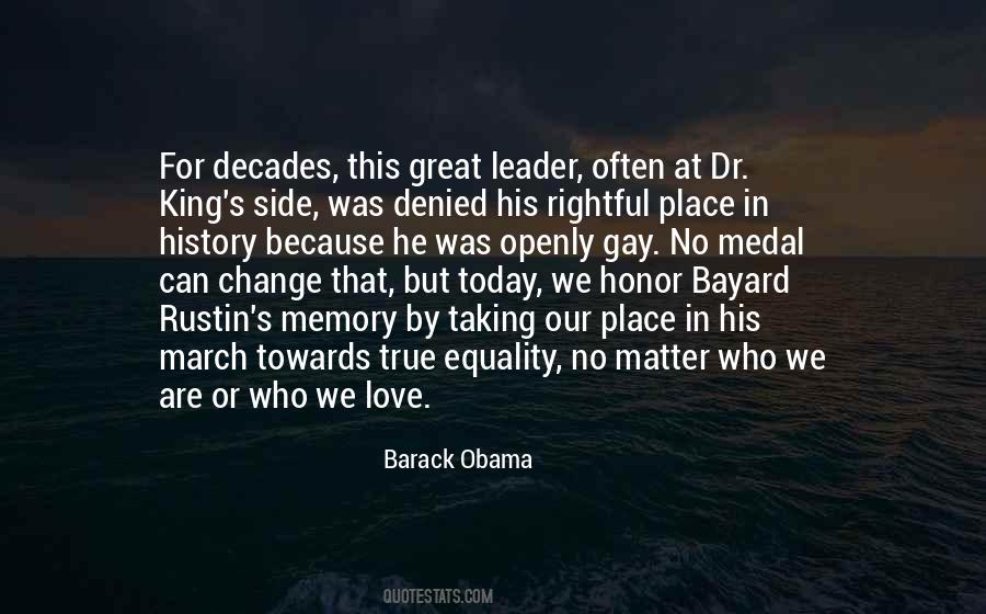 One Of Bayard Rustin Quotes #208876