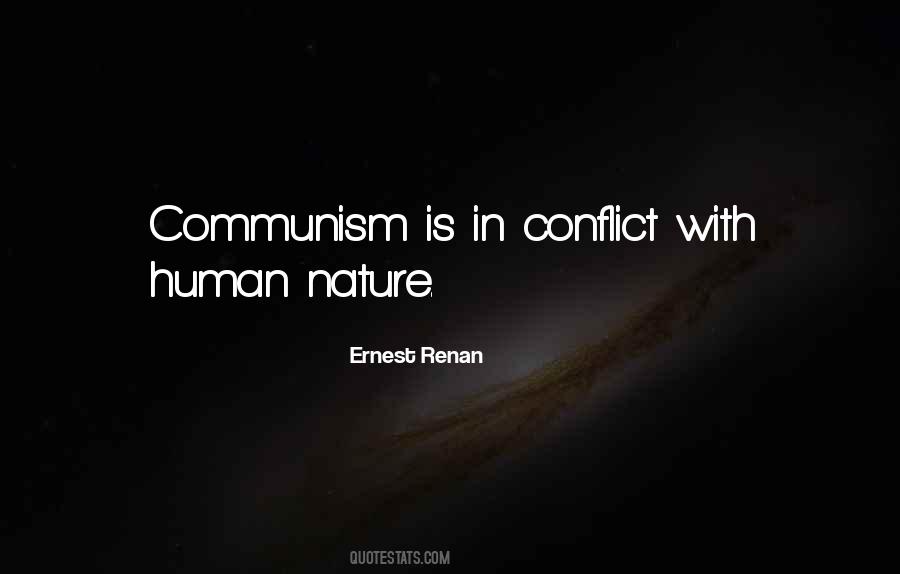 Conflict And Human Nature Quotes #394712